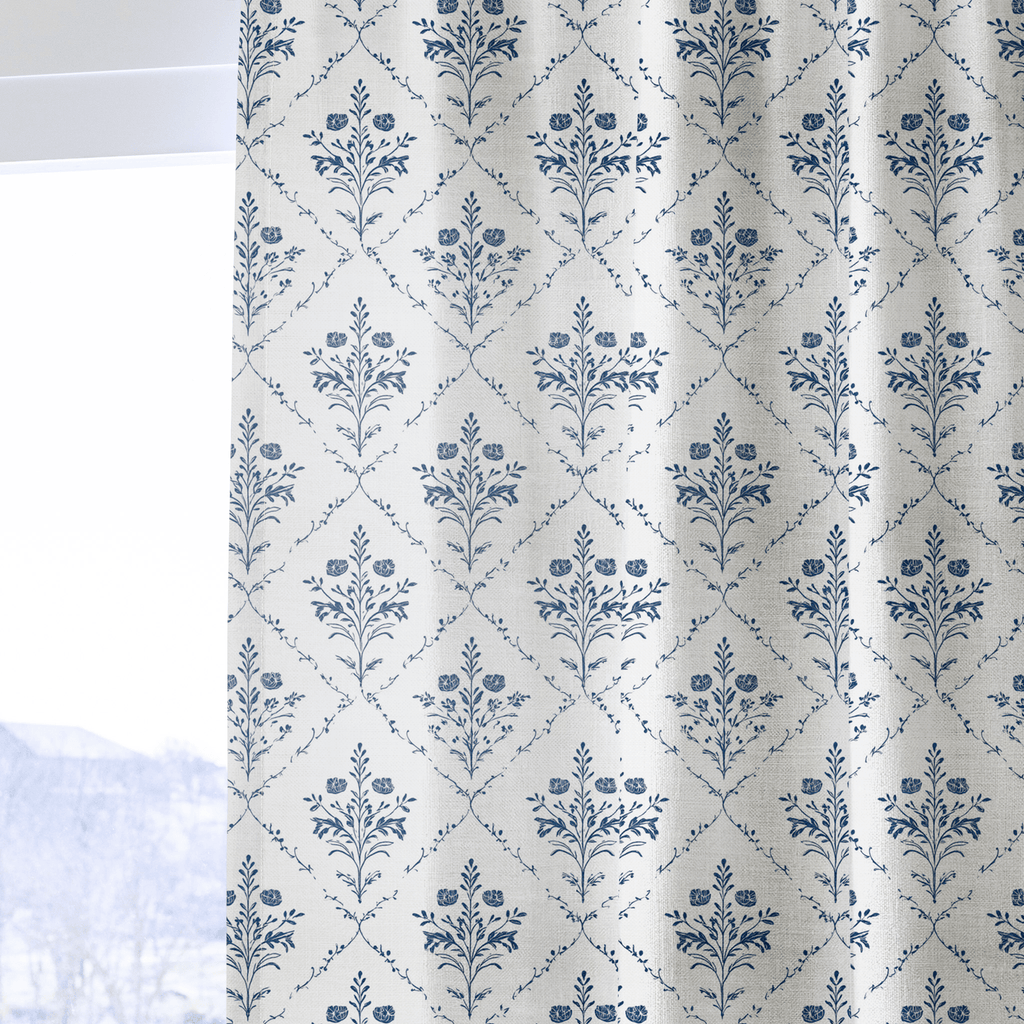 Benjamin Cream Floral - Drapery