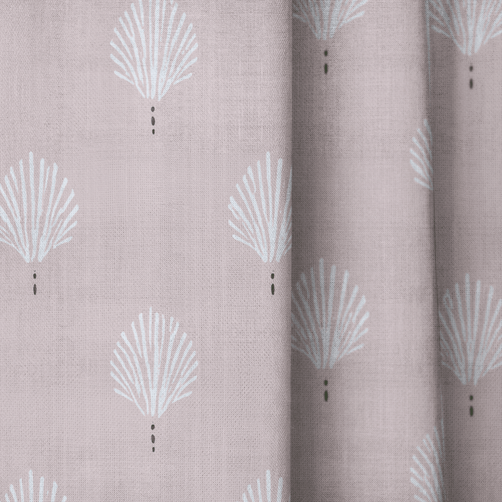 Loose Stems Petaline Block Print - Drapery