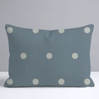 The Silk Garden Aegean Dots Throw Pillow - Lemon Park