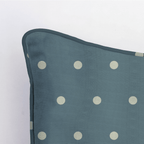 The Silk Garden Aegean Dots Throw Pillow